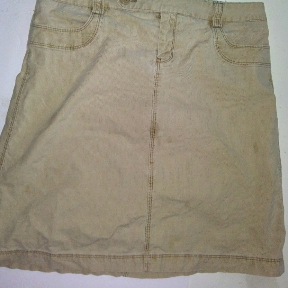Gap stretch Cotton Pinstripe jean skirt